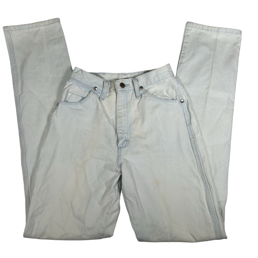 Wrangler‎ vintage bareback Light wash Jeans western high rise waisted 90s